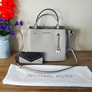 Michael Kors Arielle Satchel AND matching wallet